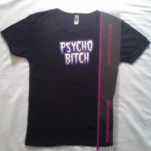 Junior's Black and Purple Fitted Shirt - sz L - Picture 8 of 9